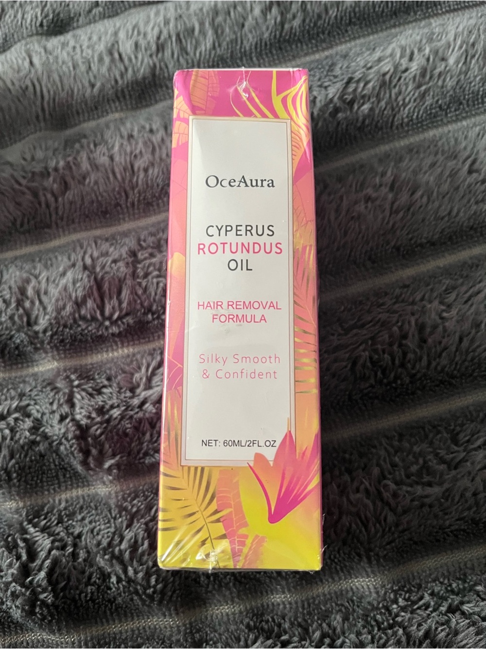 Aura Cyperus Rotundus Oil Hair Removal Formula - Pink and Yellow